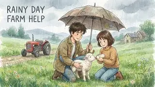A Rainy Day in a Quiet Village | Ghibli-Style Anime&nbsp;Aesthetic