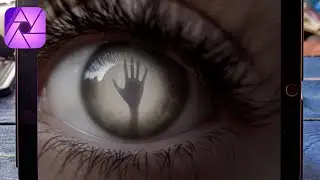 The Eye - Affinity Photo Manipulation iPad Pro