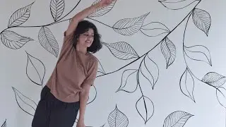 DIY Wall Mural - Leaf Wall art