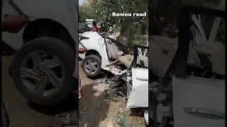 Verna Accident 😰 #shorts #youtubeshorts #viralvideo #trending #hyundai #verna #accidentnews #car