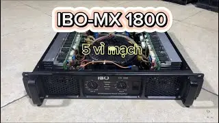 IBO MX-1800. d&ograve;ng m&aacute;y Cret Audio ch&iacute;nh h&atilde;ng- USA. khoẻ bền cho 2 cặp loa full. lh: 0329393303+zalo