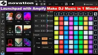 Novation Launchpad Mini || Make Techno Music in 1 Minute || Live Demo