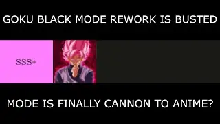 New Goku Black Rework In ABA!