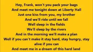 Bruce Springsteen - This Hard Land with Lyrics