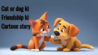 Cat and dog friendship cartoon story by Mk toon 
