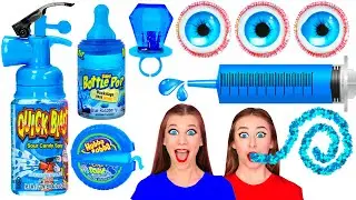 Blaues Essen Challenge | Lustige Food Challenges von Multi DO Best