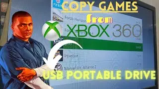 How to copy games from Xbox 360 hard disk to USB drive or portable Hard disk