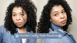 Winter Curly Hair Routine ❄️|Hydrated & Frizz Free Curls|regina_pearl