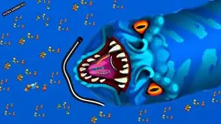 WORM ZONE epic Gameplay Top 1 | part 82 | slitherio wormate biggest snake io🐍 game | Putra Gaming