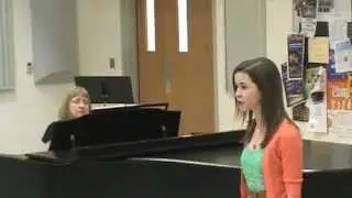 Sarah's voice recital