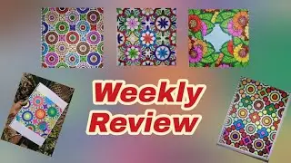 🌀Weekly Review of Mandala Coloring🖍️ Relaxing Therapy🍂Coloring Art🍁🎨