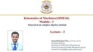 VTU KOM18ME44 M3 L3 NUMERICAL ON COMPLEX ALGEBRA METHOD