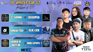 🔴Live.. Zo-Winter Cup S2 | Round of 64 | Knockout | Day 2 #mobalegends5v5  #gaming
