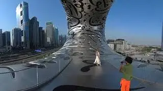 Roof walk on Museum of The Future - VR