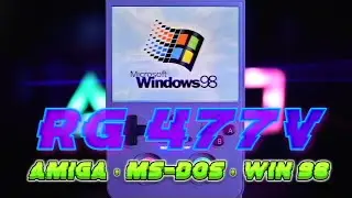 I Turned This Handheld Into My 90s Childhood – Part 1 (Amiga, MS-DOS & Win98) 💾🖱️ RG477V Setup Guide