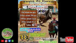 Convite da Festa de Curral em Tacaimb&oacute;-PE org Andr&eacute; Calado no sitio Papa Terra 18/12/22