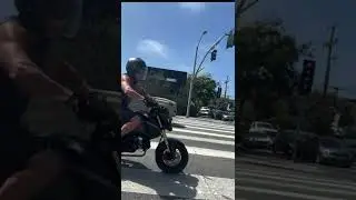 Honda Grom vs Sur Ron (low battery)