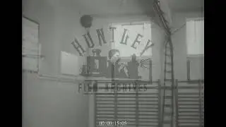 Basketball Thrown at a Hoop, 1950s - Archive Film 1053233