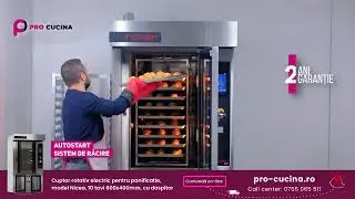Cuptor Rotativ Electric NICEA 10 Tavi cu Dospitor | Cuptor pentru Panificație și Patiserie!
