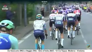 Giro d'Italia 2025: Da Sassuolo (MO) a  Veggia (RE).