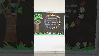 Beautiful school display board decoration ideas|| #decoration #diycrafts #school #artist