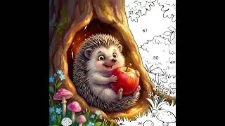 Hedgehog's Harvest #video #harvest #hedgehog #autumn #apple #forest 