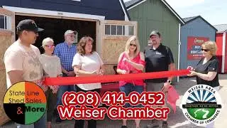 State Line Shed Sales & More / Power Pro Electrical Contractor held a Weiser Chamber Ribbon Cutting