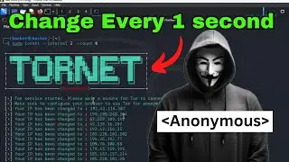 Automatically Change IP Address Every 1 Seconds - 100% ANONYMOUS | Kali Linux 2024  