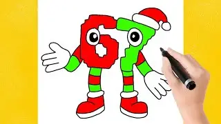 How to draw Christmas 67 Steal a Brainrot Roblox | Easy step-by-step tutorial 