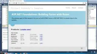 Building ASP.NET MVC Forms with Razor (ASP.NET MVC Foundations Series)
