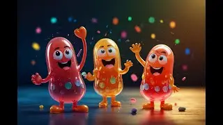 Jumping Jelly Beans | Fun Kids Song and Nursery Rhymes