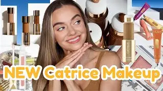 NEW Catrice Makeup Review!  Highlighter Palette, Bronzing Cushion stick, Lip Gloss, and Lip oil!!