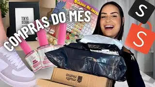 ABRINDO PACOTES DE COMPRAS ONLINE DO M&Ecirc;S: Shein e Shopee!!