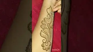 simple mehndi design | simple mehndi designs for back side hand || front hand mehndi simple |#shorts
