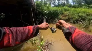 strike hampala besar di bawah jembatan tua @qayisFishing