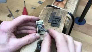 Making locks for antique clocks. How to make a cut cupboard lock part 2