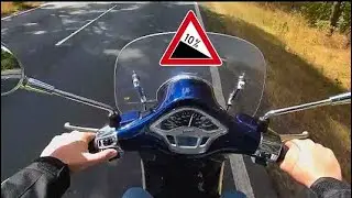 Vespa Primavera 50 - 10% Steigung wie ist der Durchzug