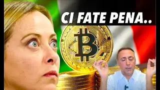 In Italia su BITCOIN E CRYPTO arriva il nuovo PIZZO DI STATO e una nuova AUTORIT&Agrave; DI CONTROLLO
