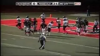 Paradise Valley #10 Daniel Bridge-Gadd 1 yd TD Run