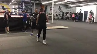 ((WOW Sick Combos!)) Oscar Valdez Working Mitts With Manny Robles - esnews boxing
