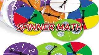 Fun Spinner Math Adventure for Young Kids, Kindergarten, and Preschoolers: Learn Numbers and Shapes!
