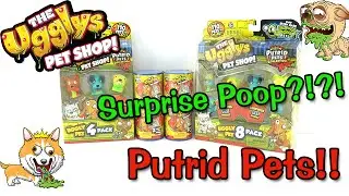 The Ugglys Pet Shop Putrid Pets Series 2 Opening Surprise Poops and Limited Edition Hunt #4