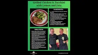 🔥 Zucchini Zest & Chicken Quest – Grilled Goodness with a Minty Twist! 🌿🍗