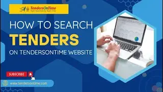 How to Search Tenders on Tendersontime Website |