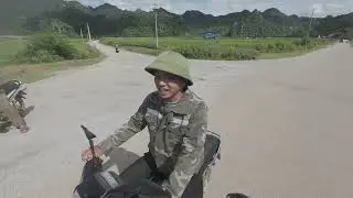 Đường vào thảo nguyên Đồng Lâm.