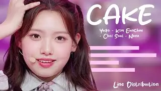 I-LAND 2 - Yuiko/Kim Eunchae/Choi Soul/Nana - Cake [LINE DISTRIBUTION]