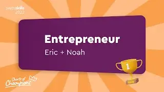 Berufsmeisterschaften in Entrepreneurship (Eric + Noah) - SwissSkills 2022