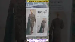 Safina Digital Printed khaddar 3Pc Collection #khaddar #fashion #trending #reels #viral #viralvideo