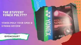 Is this the stiffest Yonex string??? - Yonex Poly Tour Spin G String Review