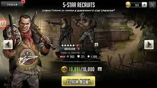 Road to survival- daily deal: 5 star recruit pull & 3rd epic gear token pull